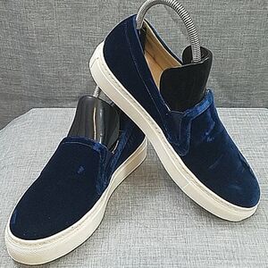 M. Gemi Cerchio Velvet slip-on Loafer Sneaker - Royal Blue, Women's sz 37